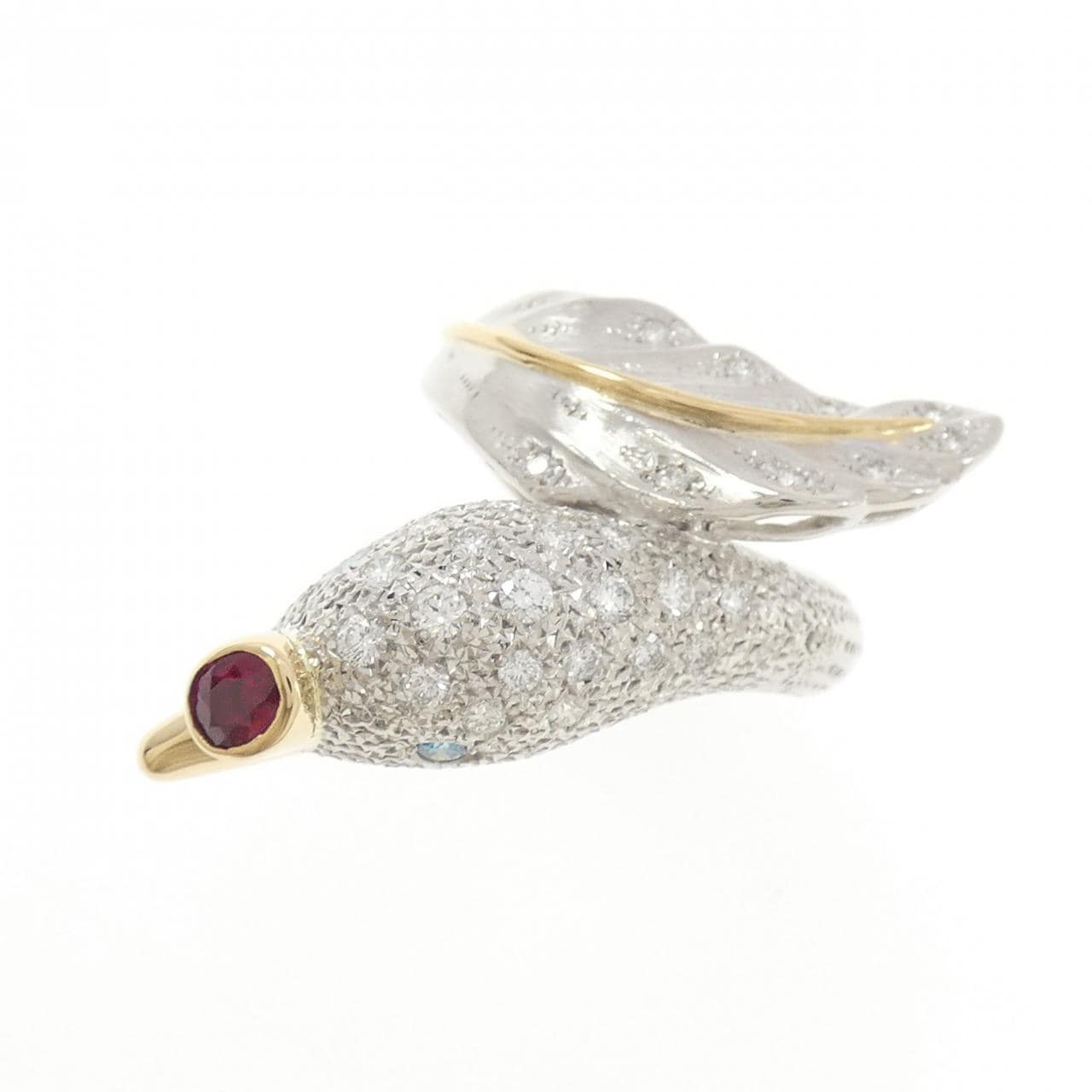 石川暢子 ルビー リング 0.35CT