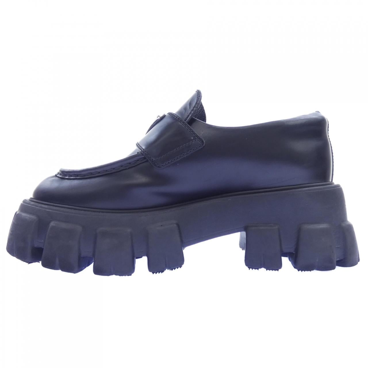 プラダ PRADA モノリス ローファー トライアングルロゴ 1D649M シューズ