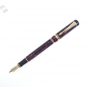 パーカー デュオフォールドマーブルレッドセンテニアル 万年筆