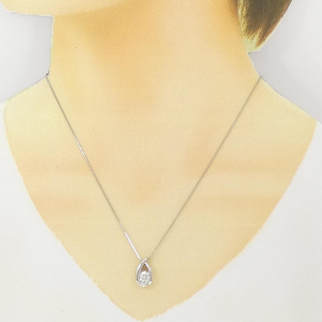PT900/PT850 ダイヤモンド ネックレス 0.605CT
