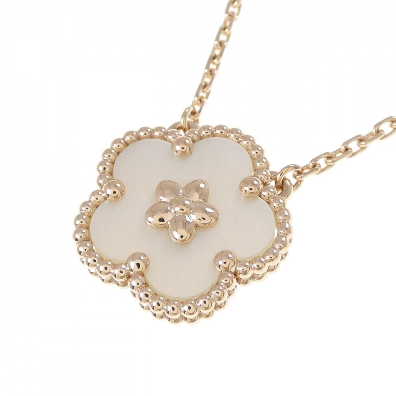 ヴァンクリーフ&アーペル ラッキー スプリング プラムブロッサム ネックレス