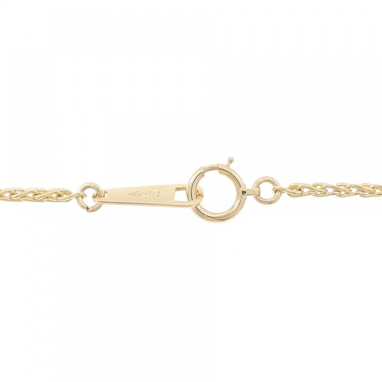 K18YG ソリティア ダイヤモンド ネックレス 0.26CT