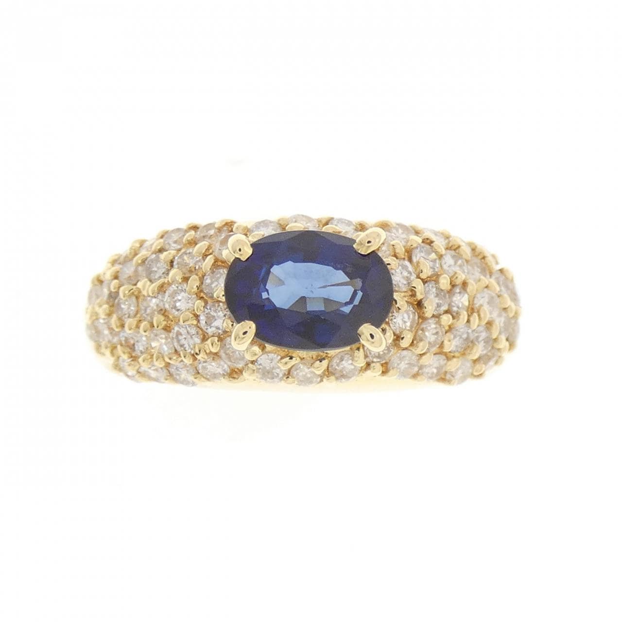 K18YG サファイヤ リング 1.05CT