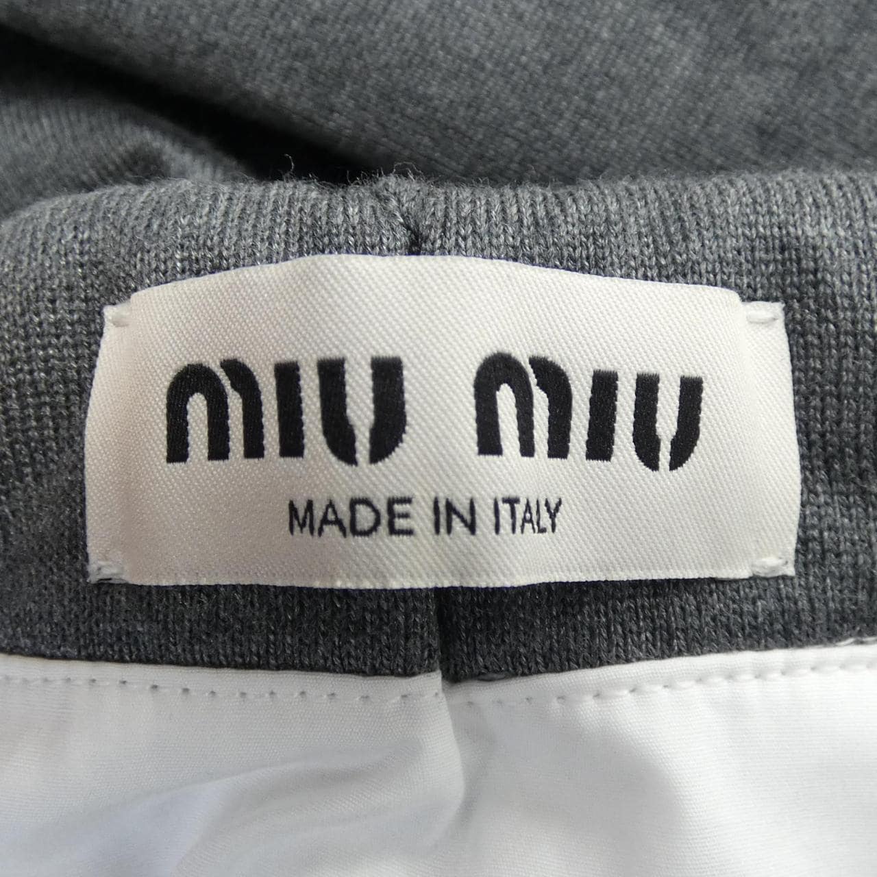 ミュウミュウ MIU MIU KNIT AND POPLIN MG2318 SOOO 15Q9 スカート