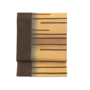 【未使用品】夏袋帯　全通柄【牛首紬】