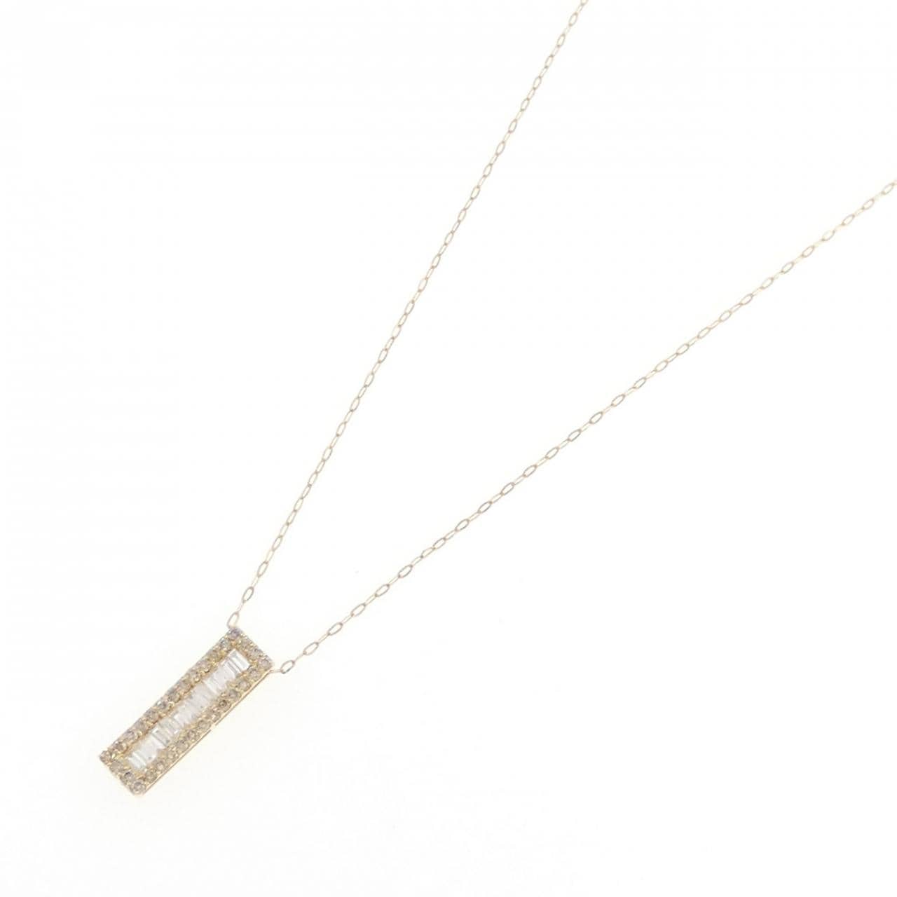 K18YG ダイヤモンド ネックレス 0.30CT