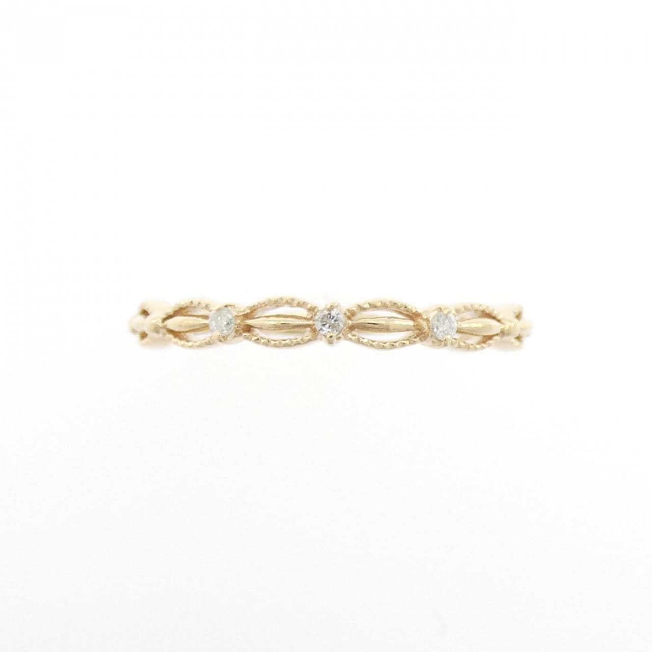 アガット ダイヤモンド リング 0.02CT