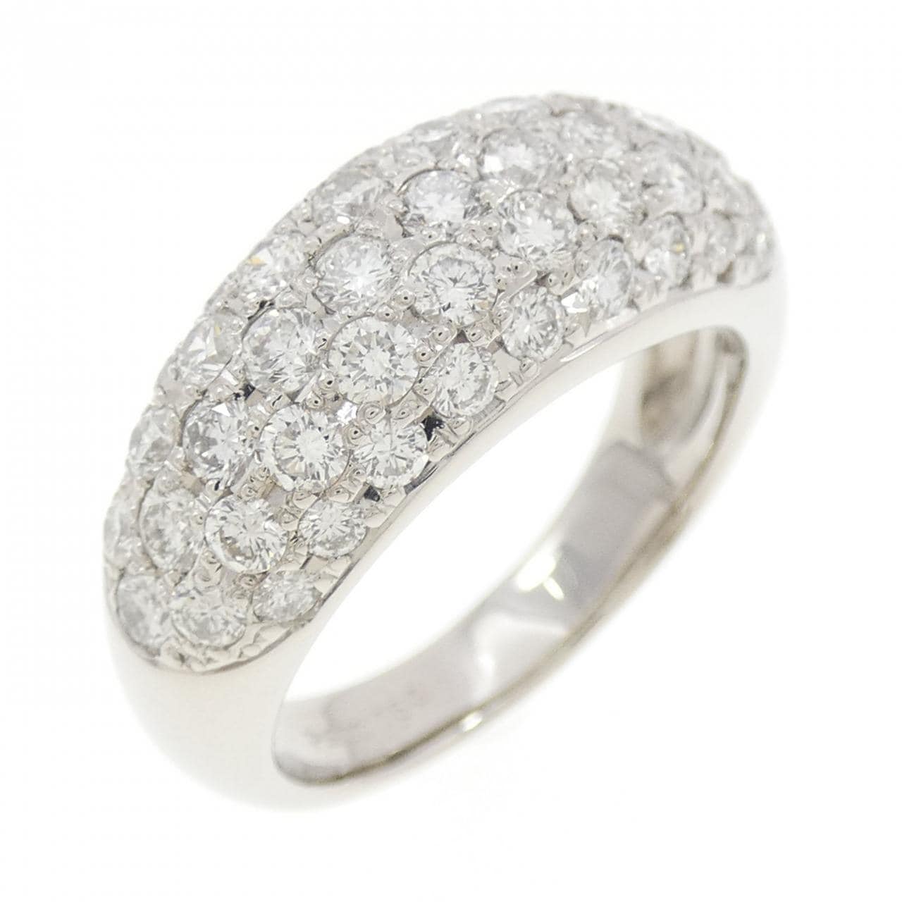 PT900 密镶钻石戒指 1.50 克拉