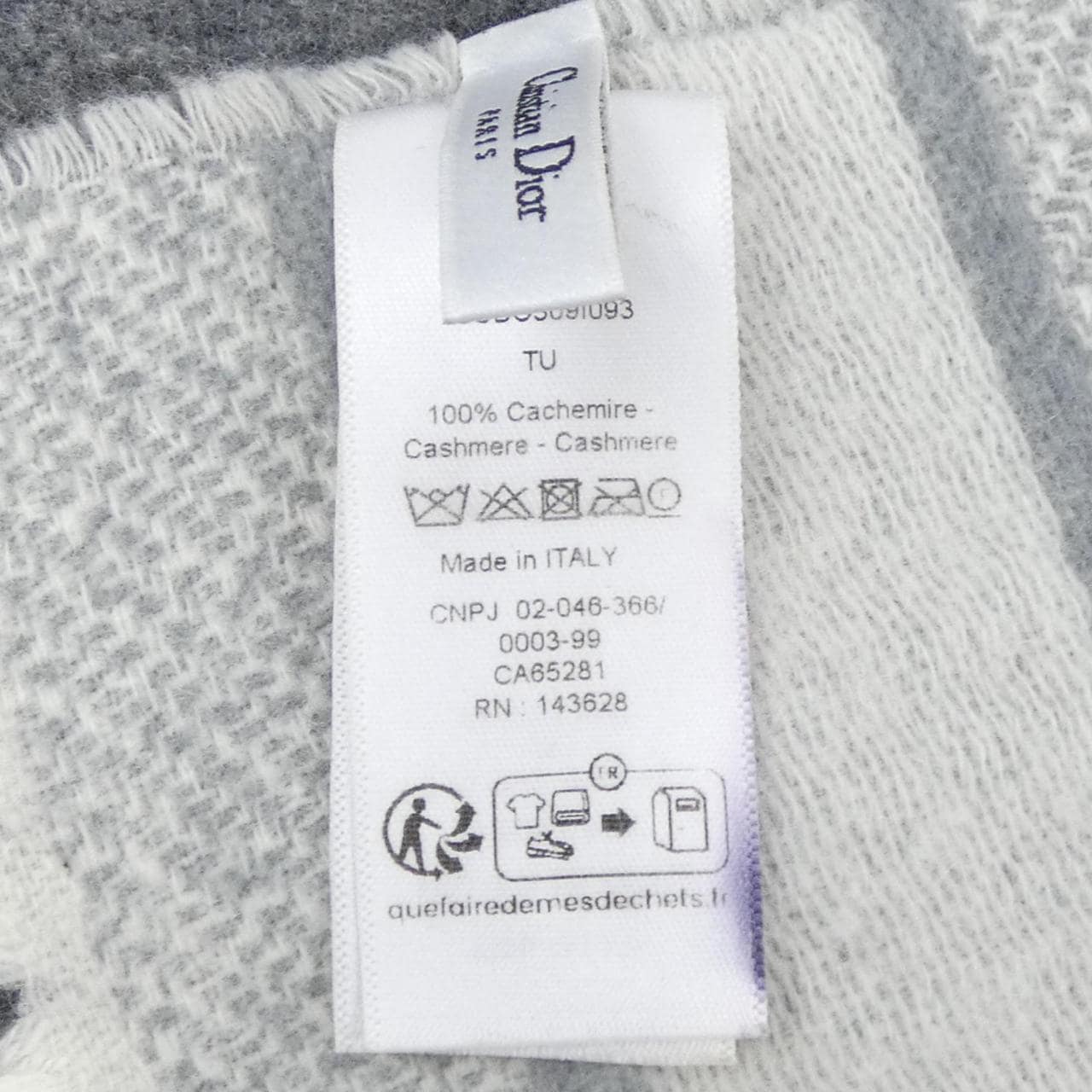 クリスチャンディオール CHRISTIAN DIOR オブリーク 25CDO309I093 STOLE