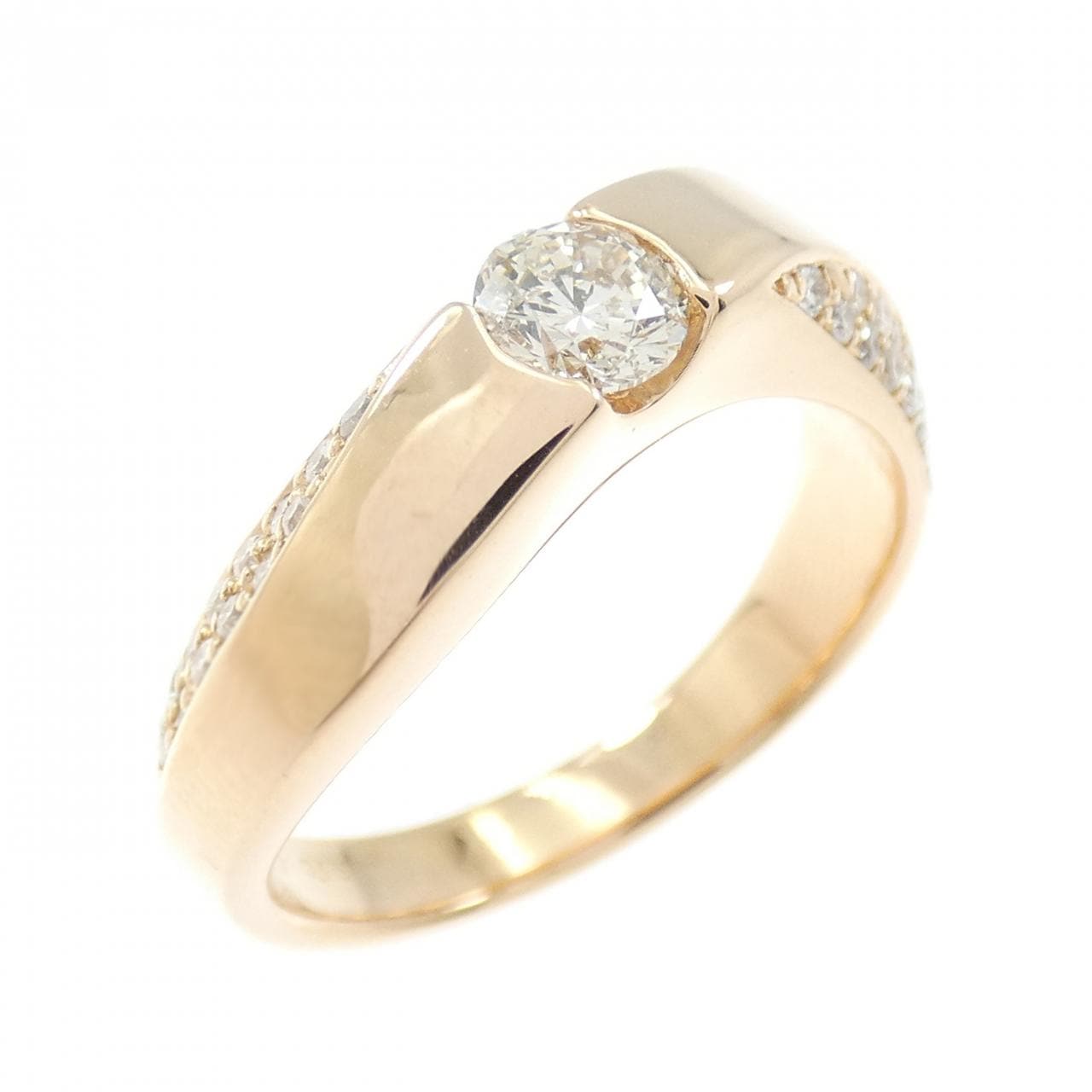 K18PG ダイヤモンド リング 0.267CT