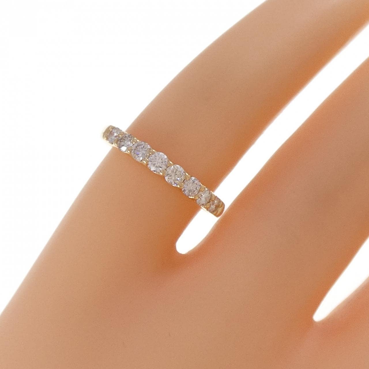 K18YG ダイヤモンド リング 0.28CT