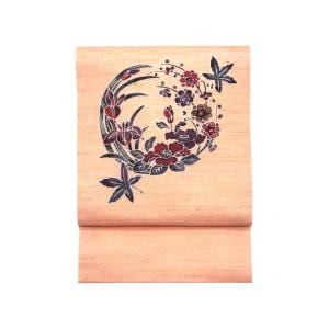 Summer Nagoya Obi with Yuzen Silver Finish