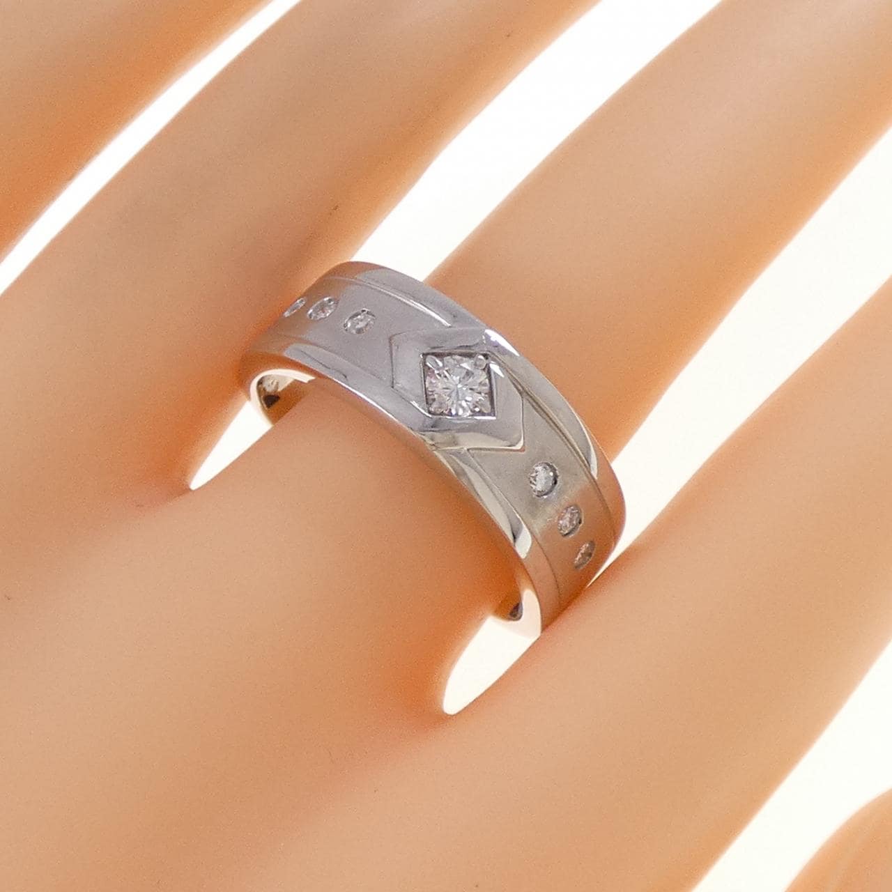 PT900 ダイヤモンド リング 0.160CT