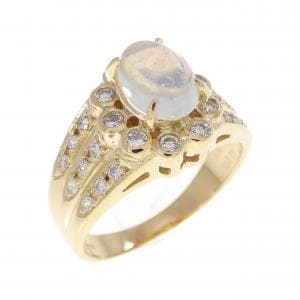 K18YG オパール リング 0.75CT