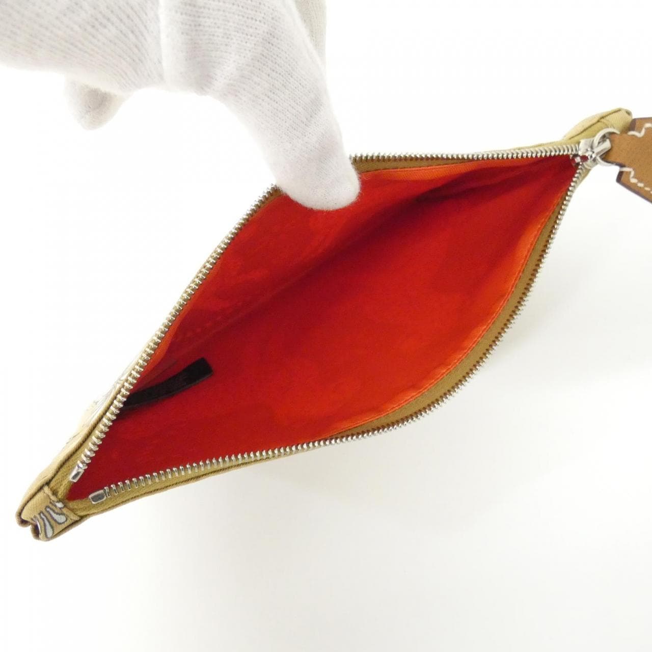 エルメス LES LEOPARDS シルキー ポケット 083771CK ポーチ