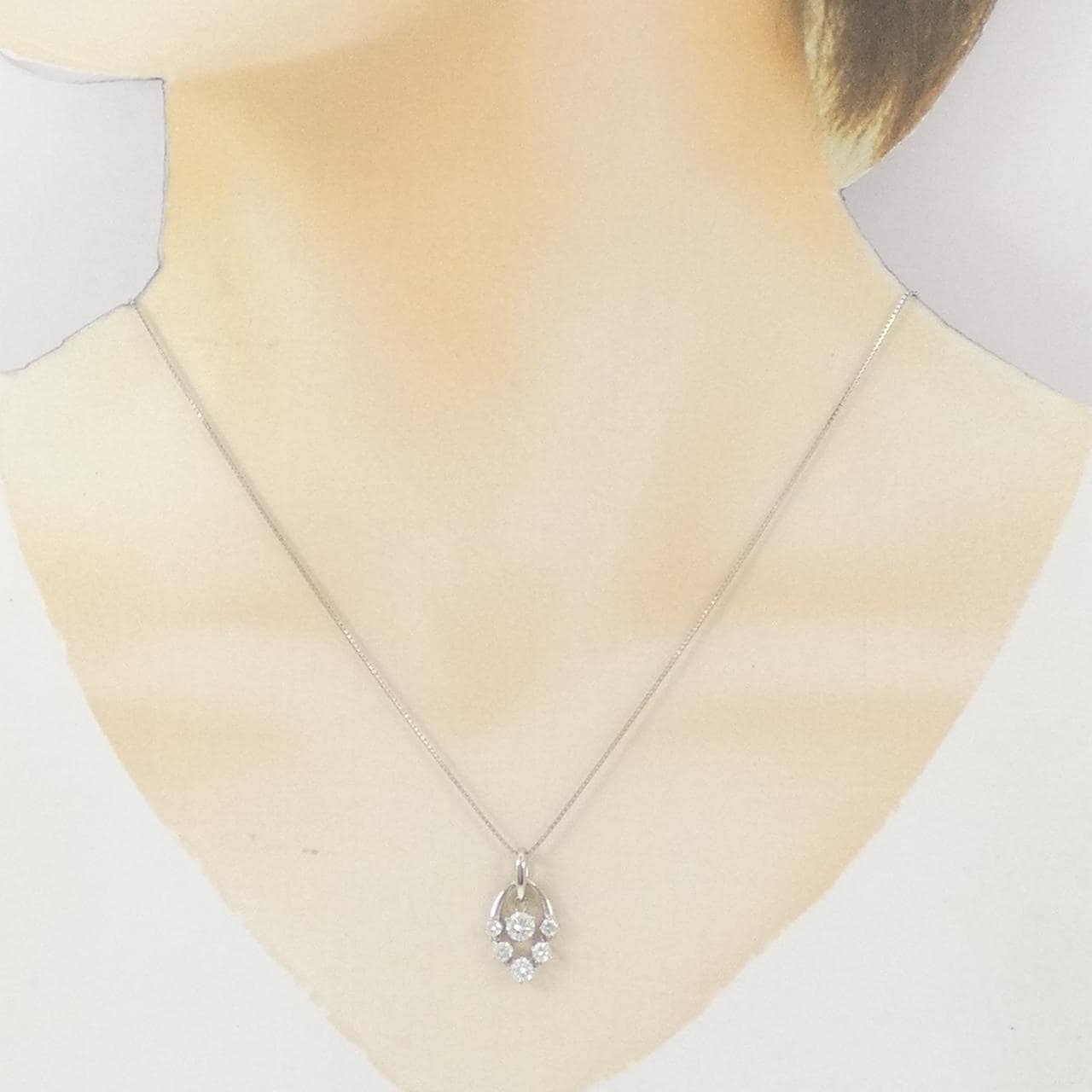 PT/PT850 ダイヤモンド ネックレス 0.66CT