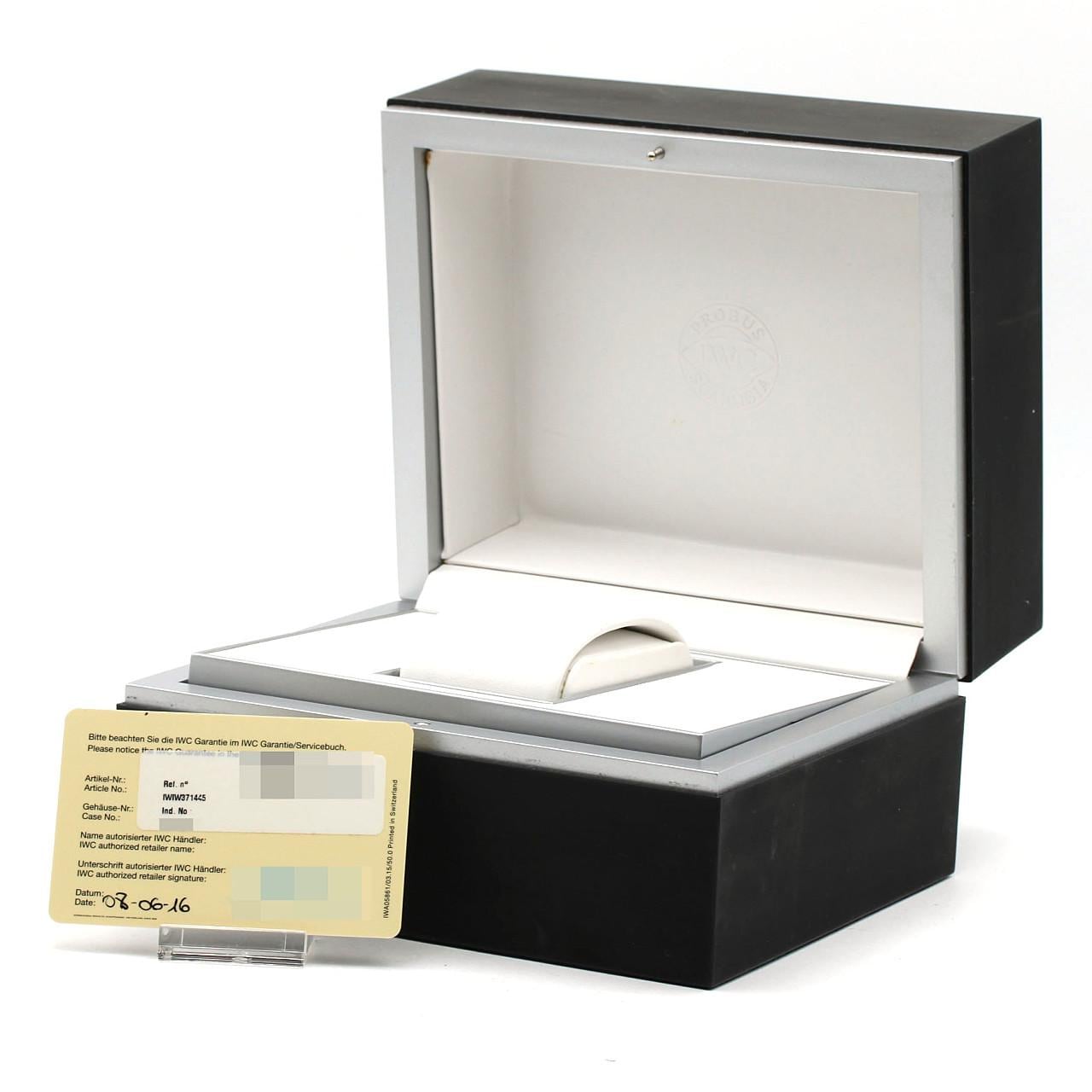 IWC ポルトギーゼクロノグラフ IW371445 SS 自動巻