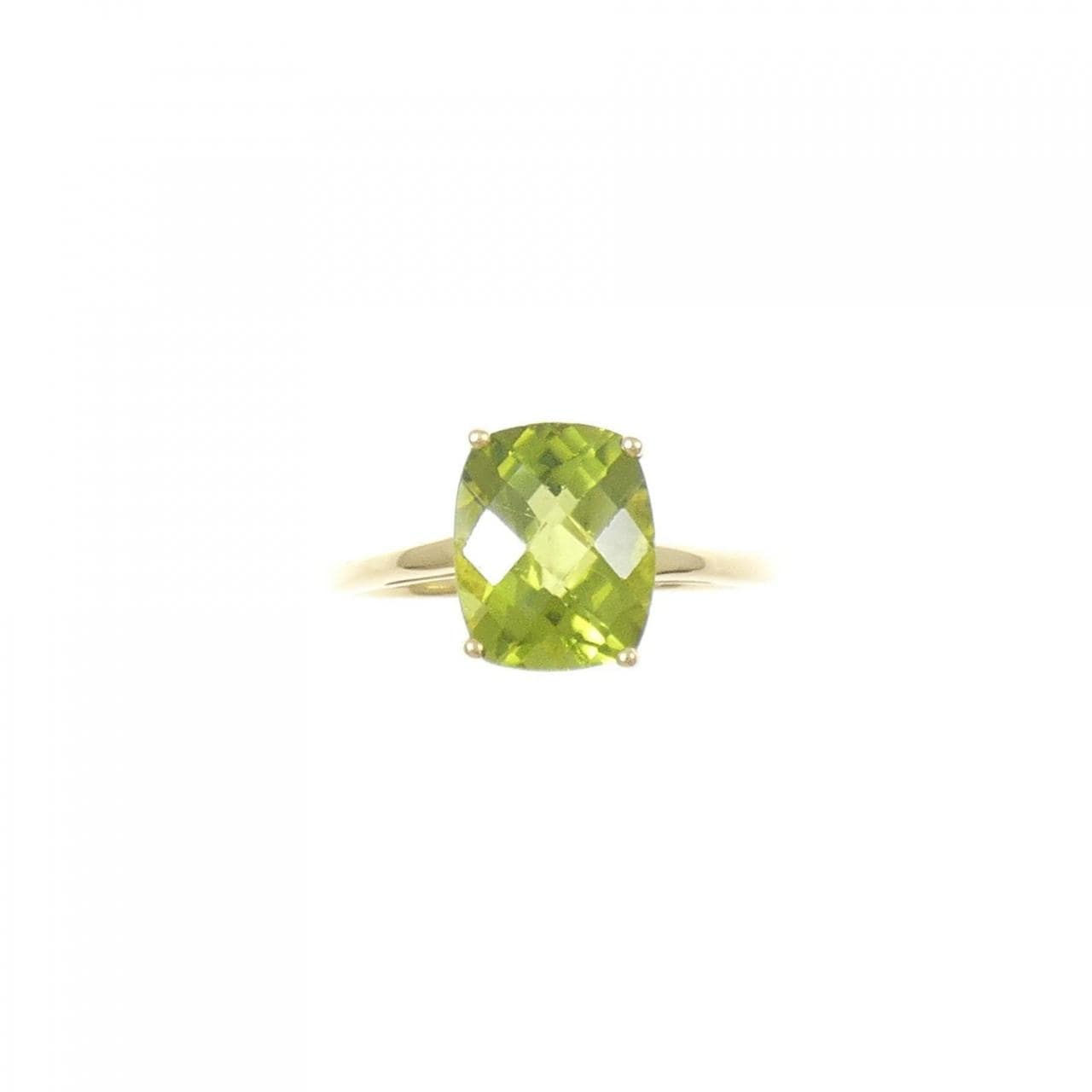 ジーエスティービー ペリドット リング 2.50CT