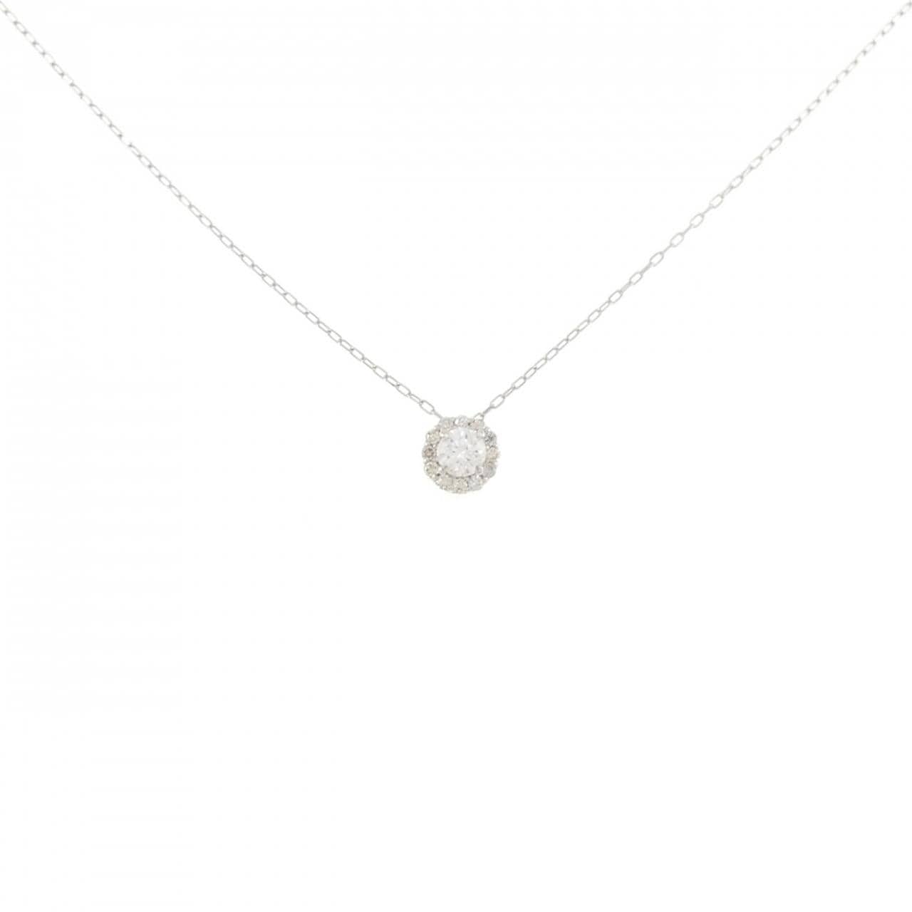 PT950/PT850 ダイヤモンド ネックレス 0.226CT
