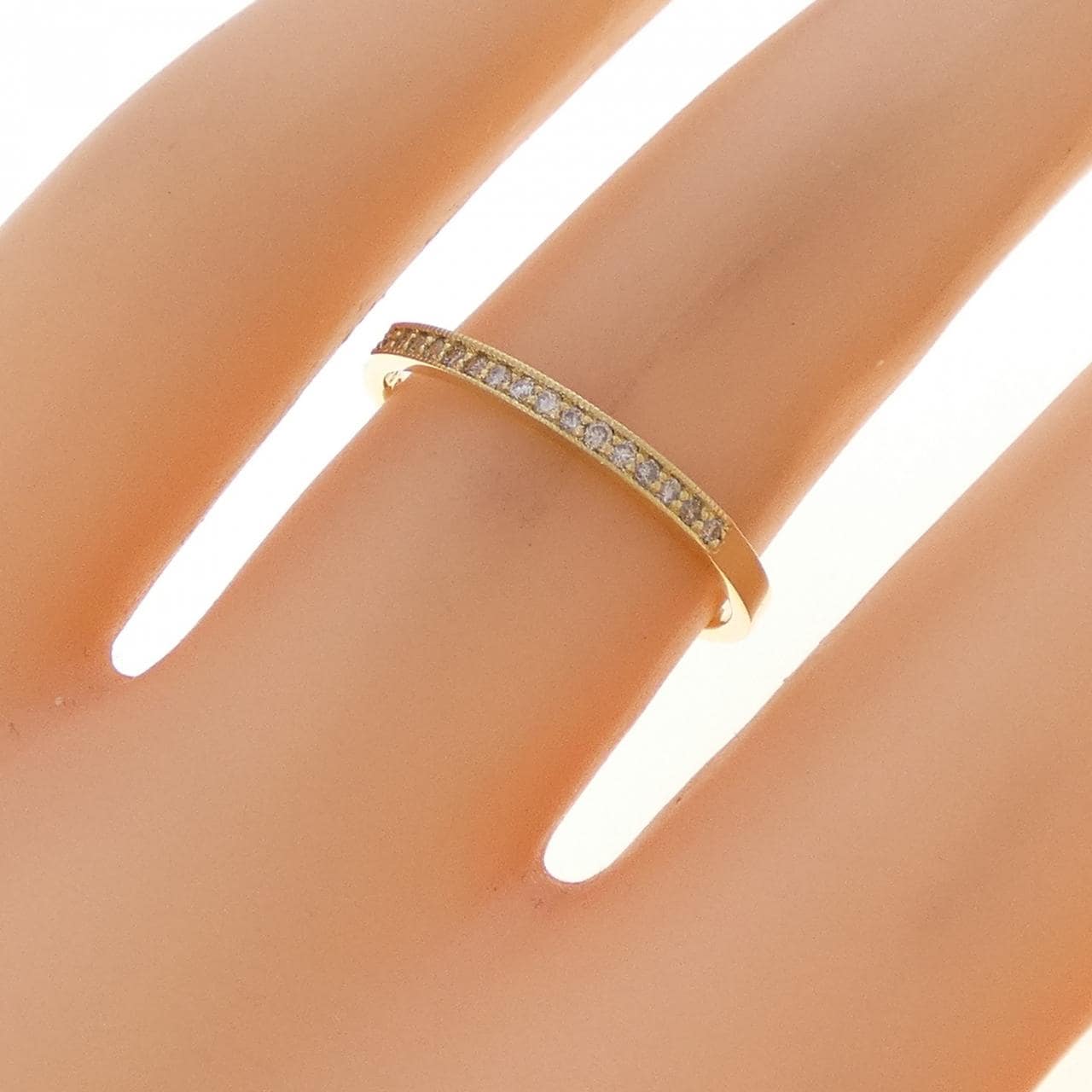 K18YG ダイヤモンド リング 0.08CT
