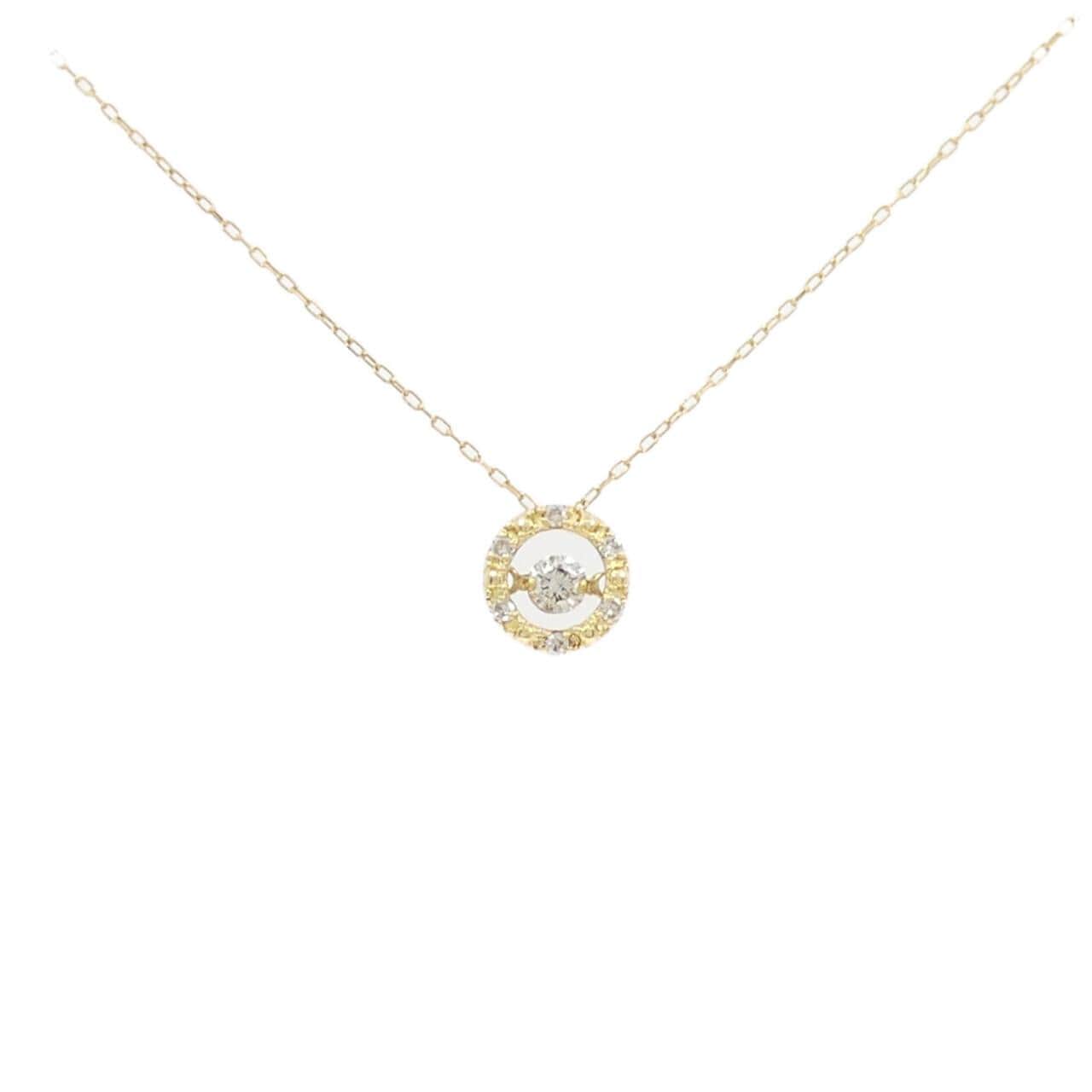 K18YG ダイヤモンド ネックレス 0.10CT