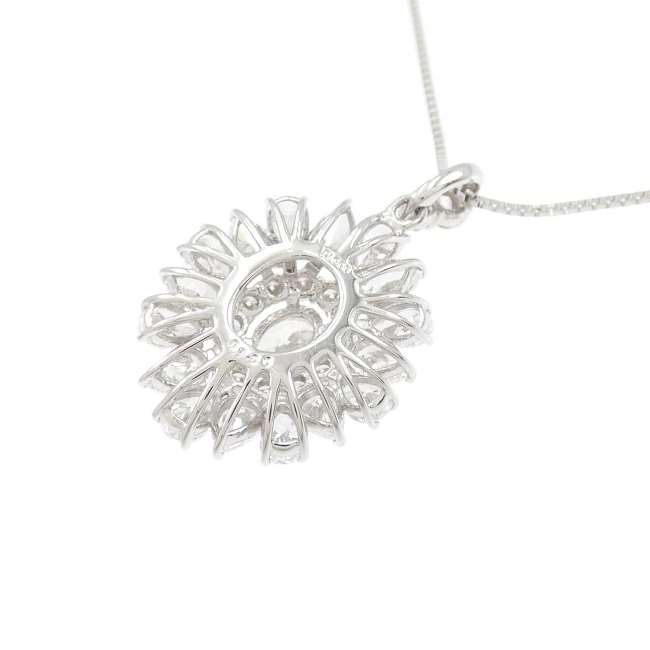 【新品】PT900/PT850 ダイヤモンド ネックレス 1.00CT