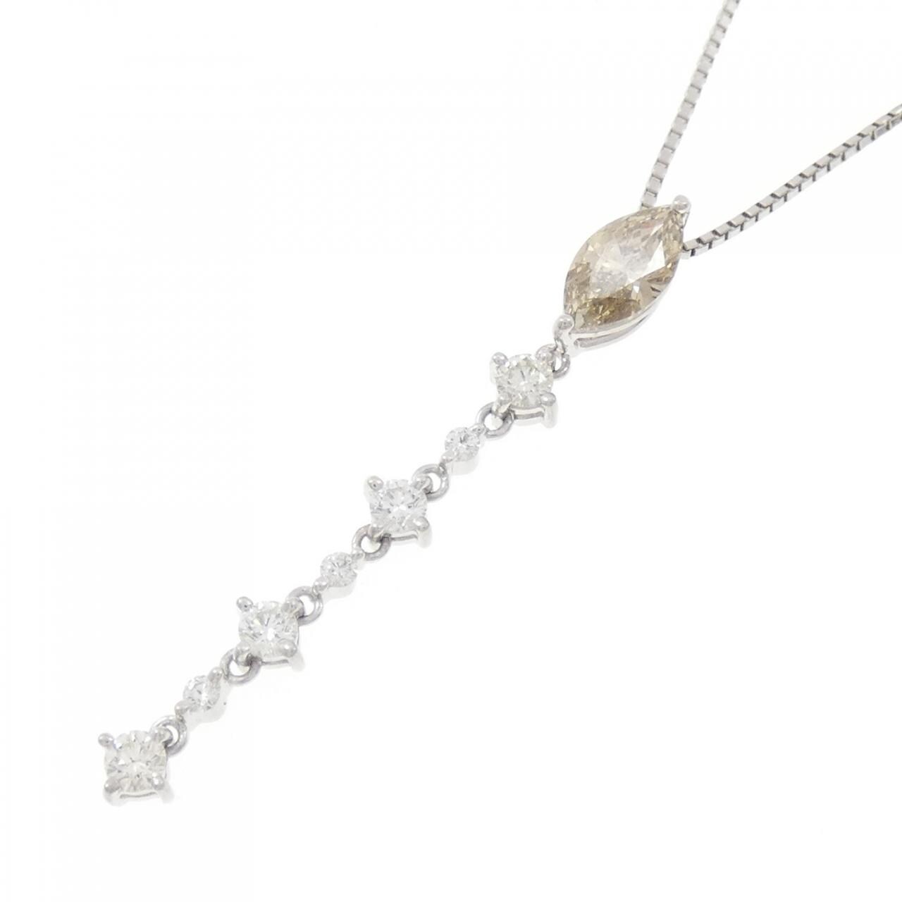 PT900/PT850 ダイヤモンド ネックレス 0.53CT