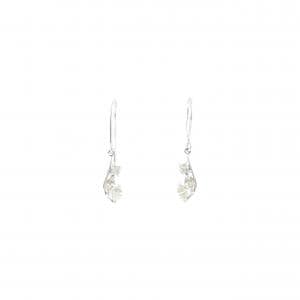 【新品】K18WG ダイヤモンド ピアス 0.30CT