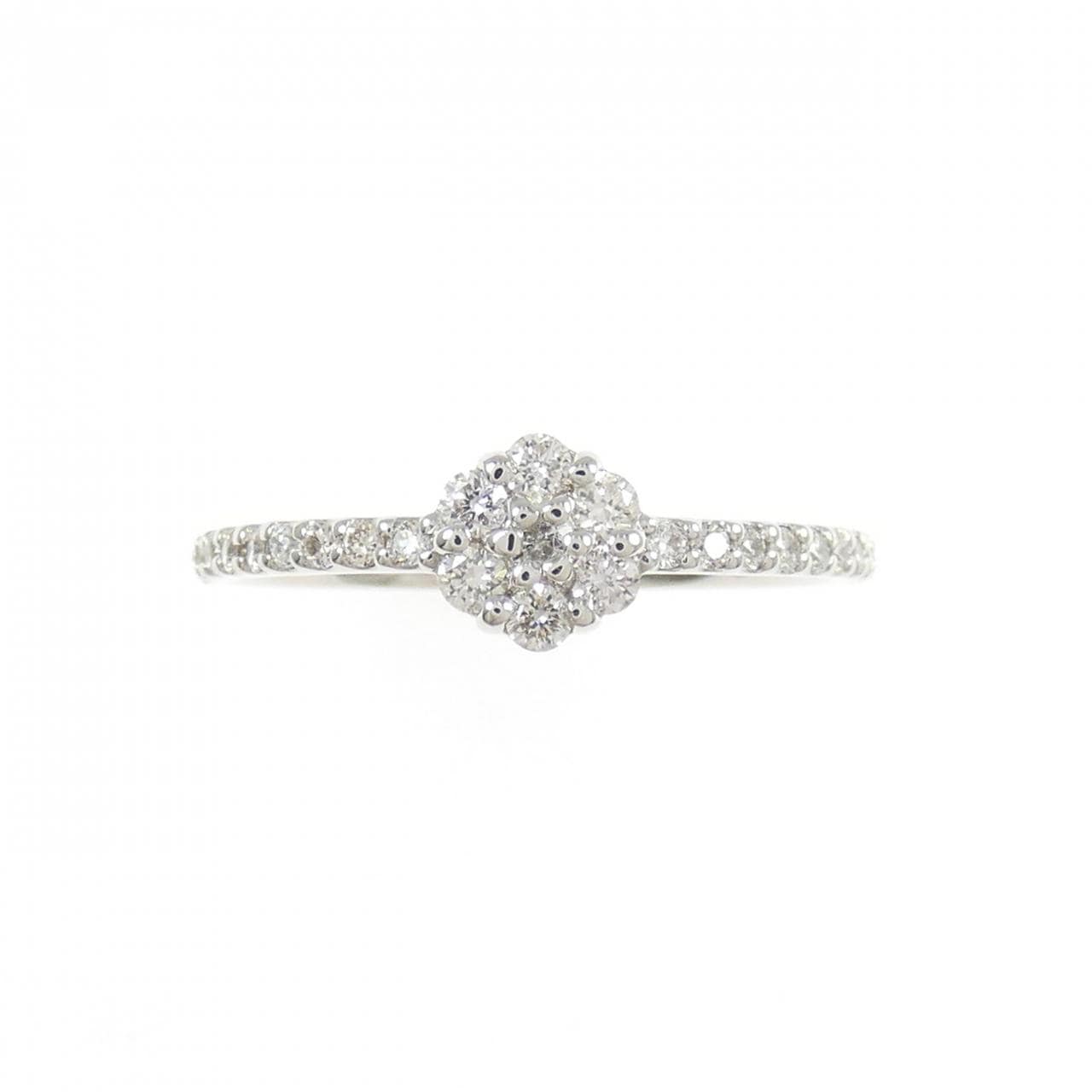 PT900 フラワー ダイヤモンド リング 0.30CT