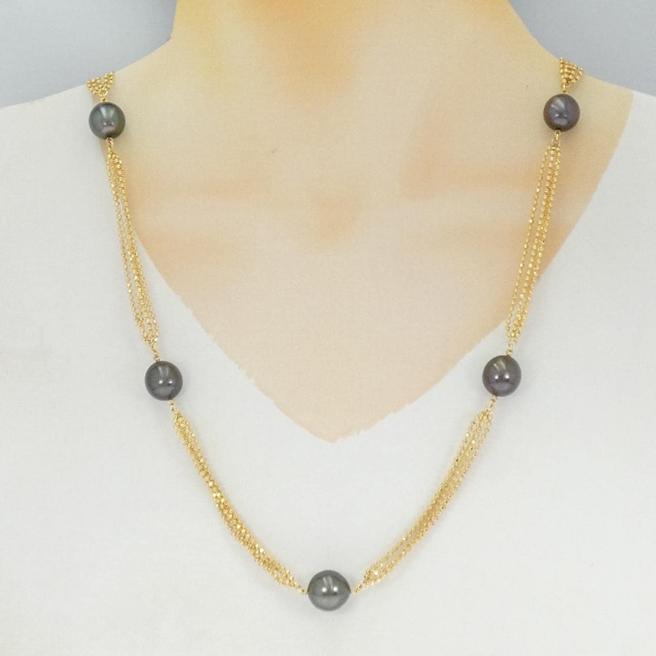 タサキ 黒蝶パール ネックレス