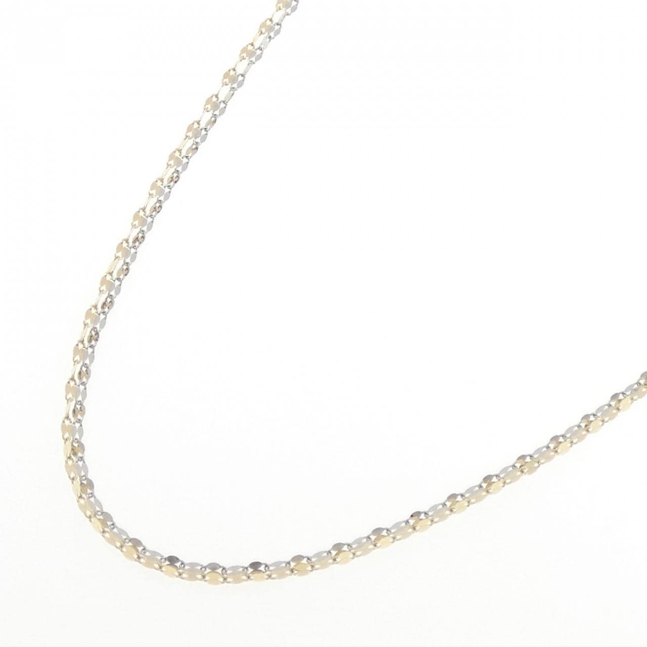 K18YG/PT850 ネックレス