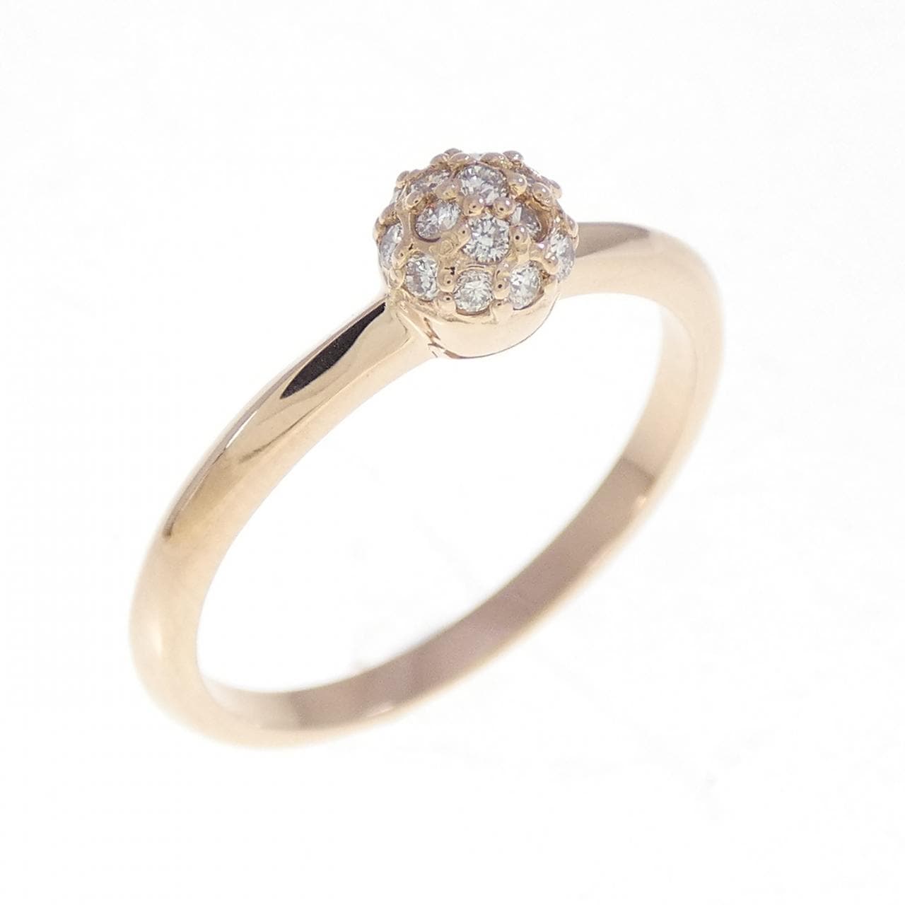 K18PG ダイヤモンド リング 0.14CT