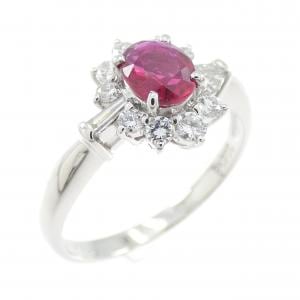 PT900 ルビー リング 0.56CT