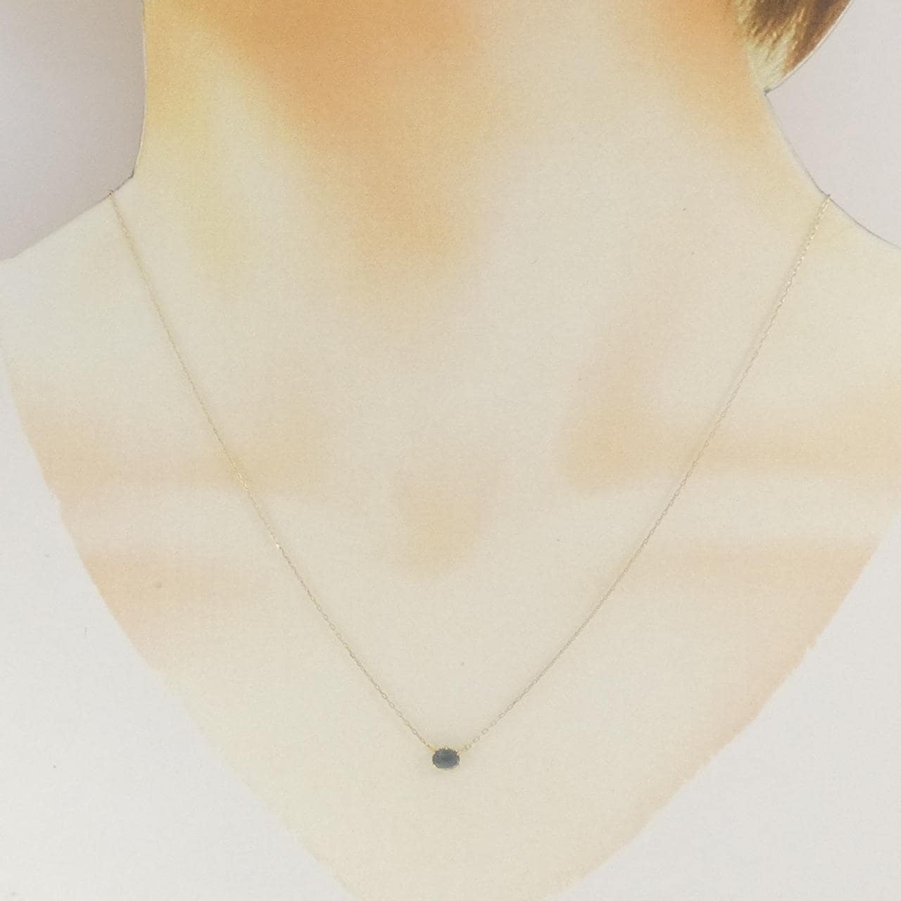 K10YG ブルートパーズ ネックレス