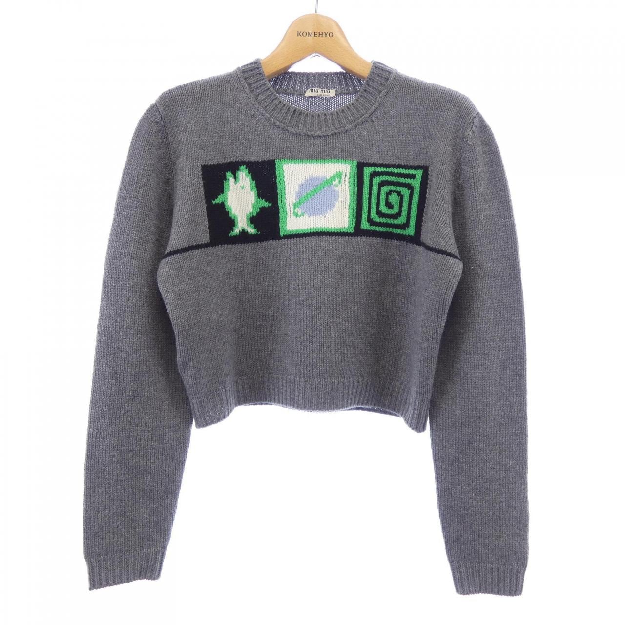 ミュウミュウ MIU MIU MMN935 1NIA ニット