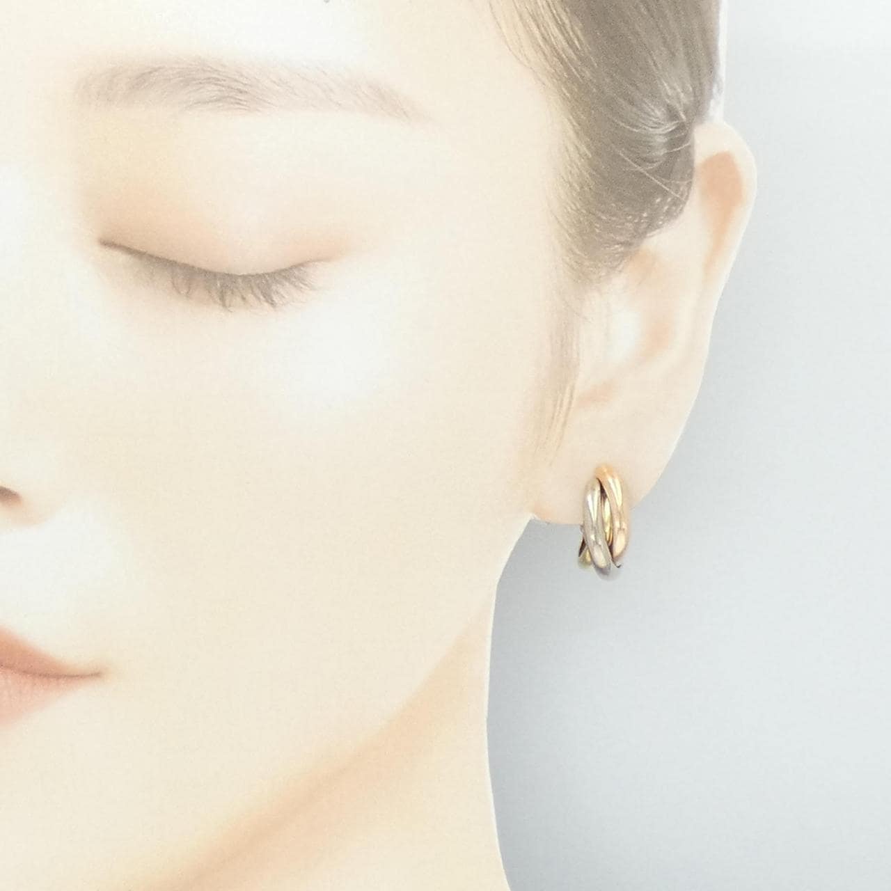 カルティエ　トリニティ　スタッド　ピアス Cartier カルティエ トリニティピアス ブランドオフ CARTIER K18