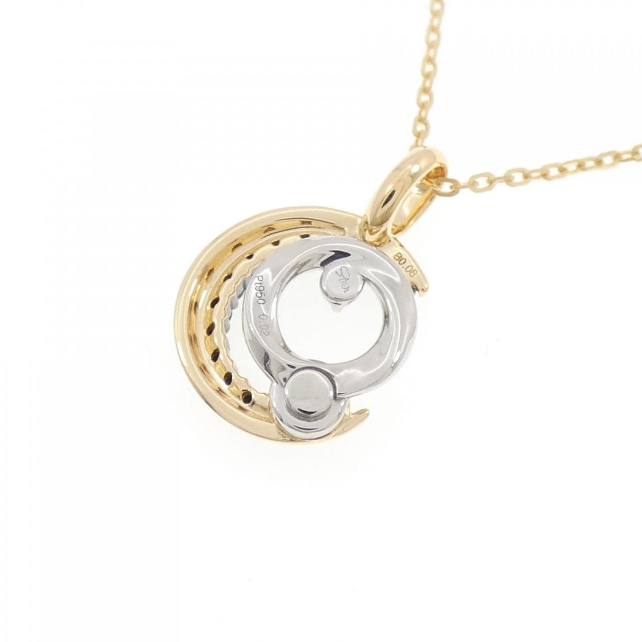 スタージュエリー ダイヤモンド ネックレス 0.08CT