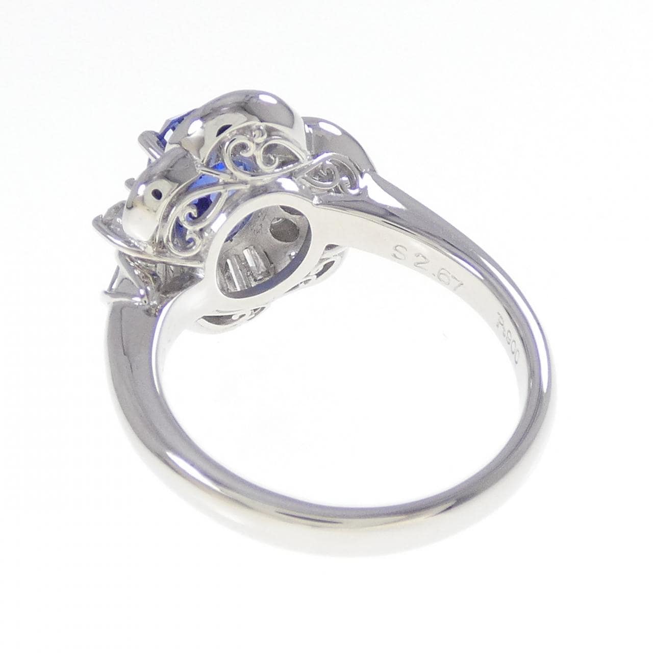 PT900 サファイヤ リング 2.67CT