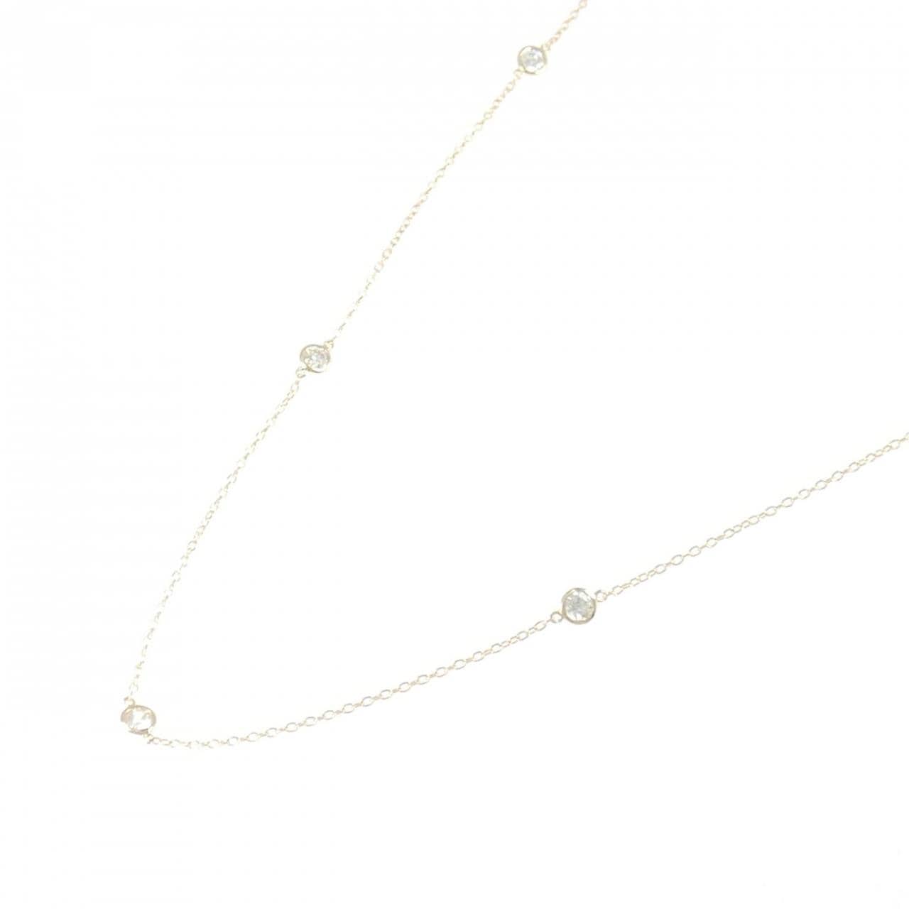 【リメイク】K10YG ダイヤモンド ネックレス 1.00CT