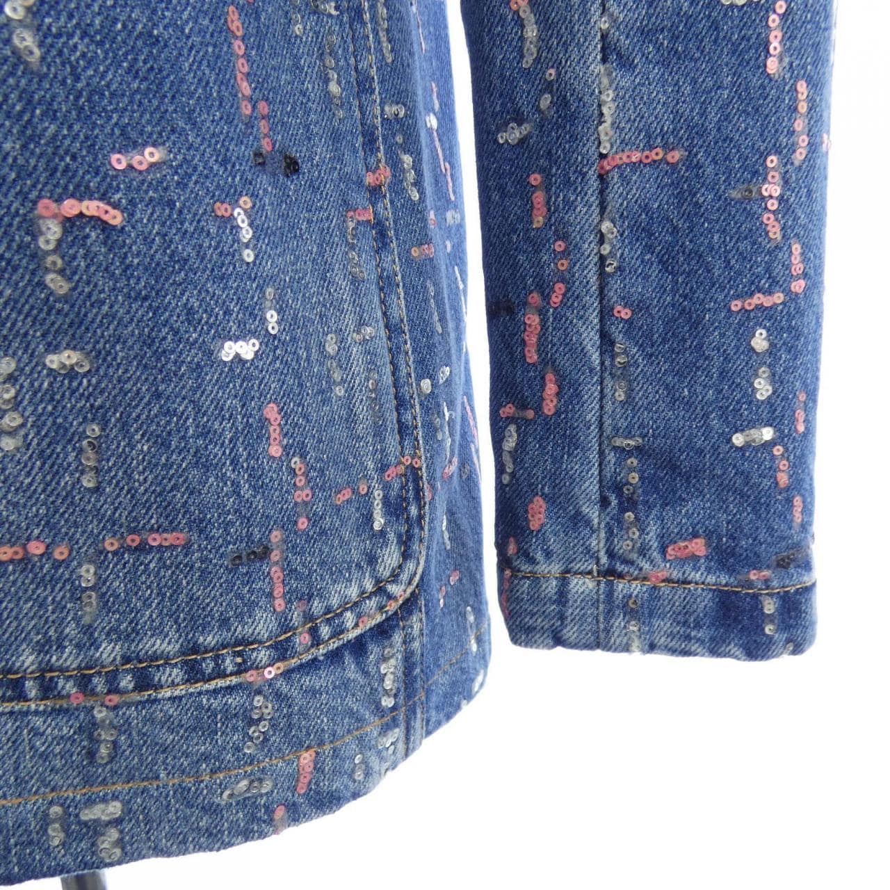 シャネル CHANEL METIERS D’ART LOOK 38 P75259V66855 デニムジャケット