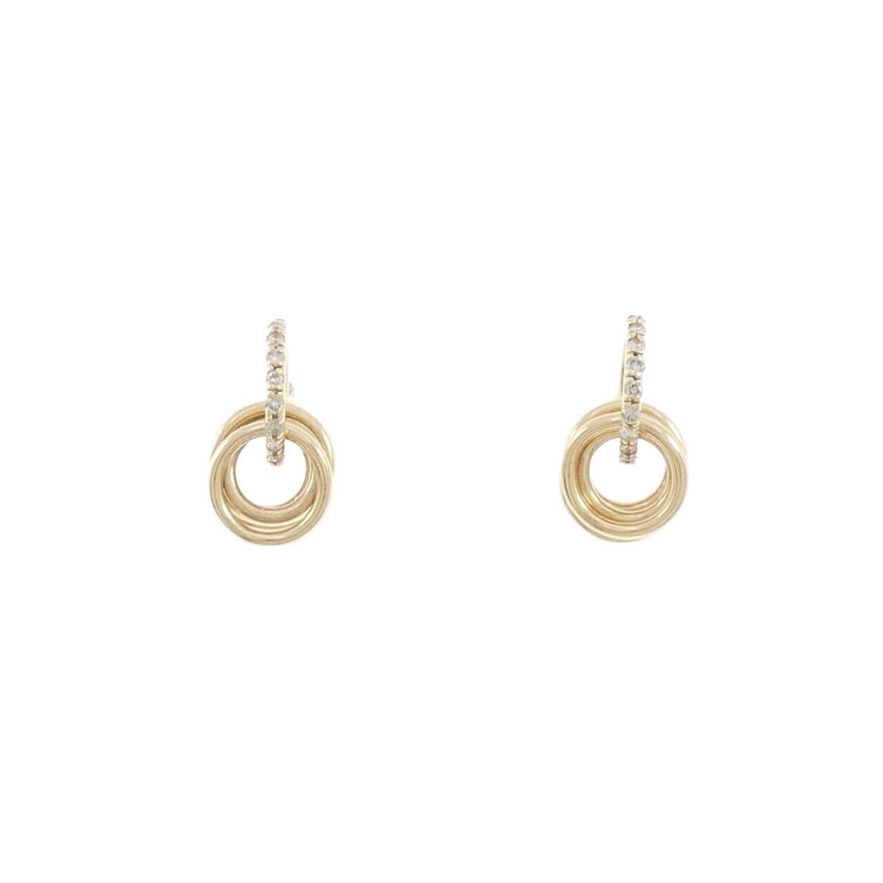 ヒロタカ ダイヤモンド ピアス 0.1CT