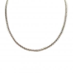 クロムハーツ CHROME HEARTS ROLL CHAIN I18 205014937SLVI18001 NECKLACE