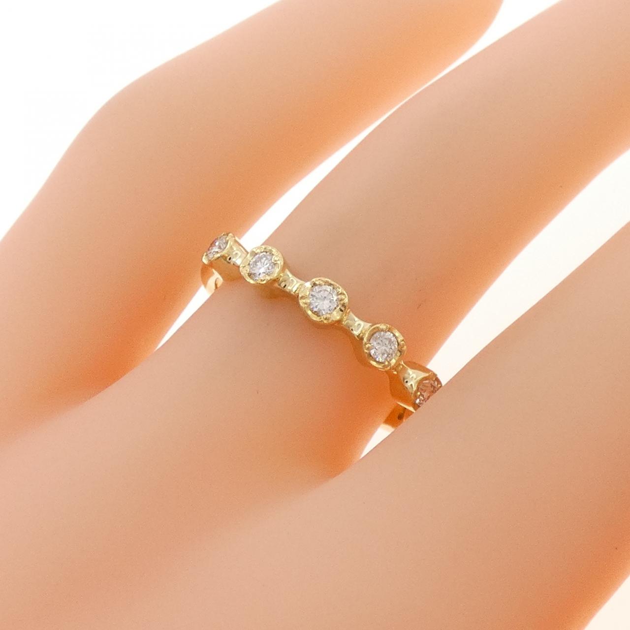 K18YG ダイヤモンド リング 0.21CT