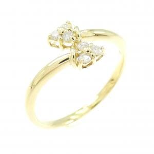 K18YG ダイヤモンド リング 0.10CT