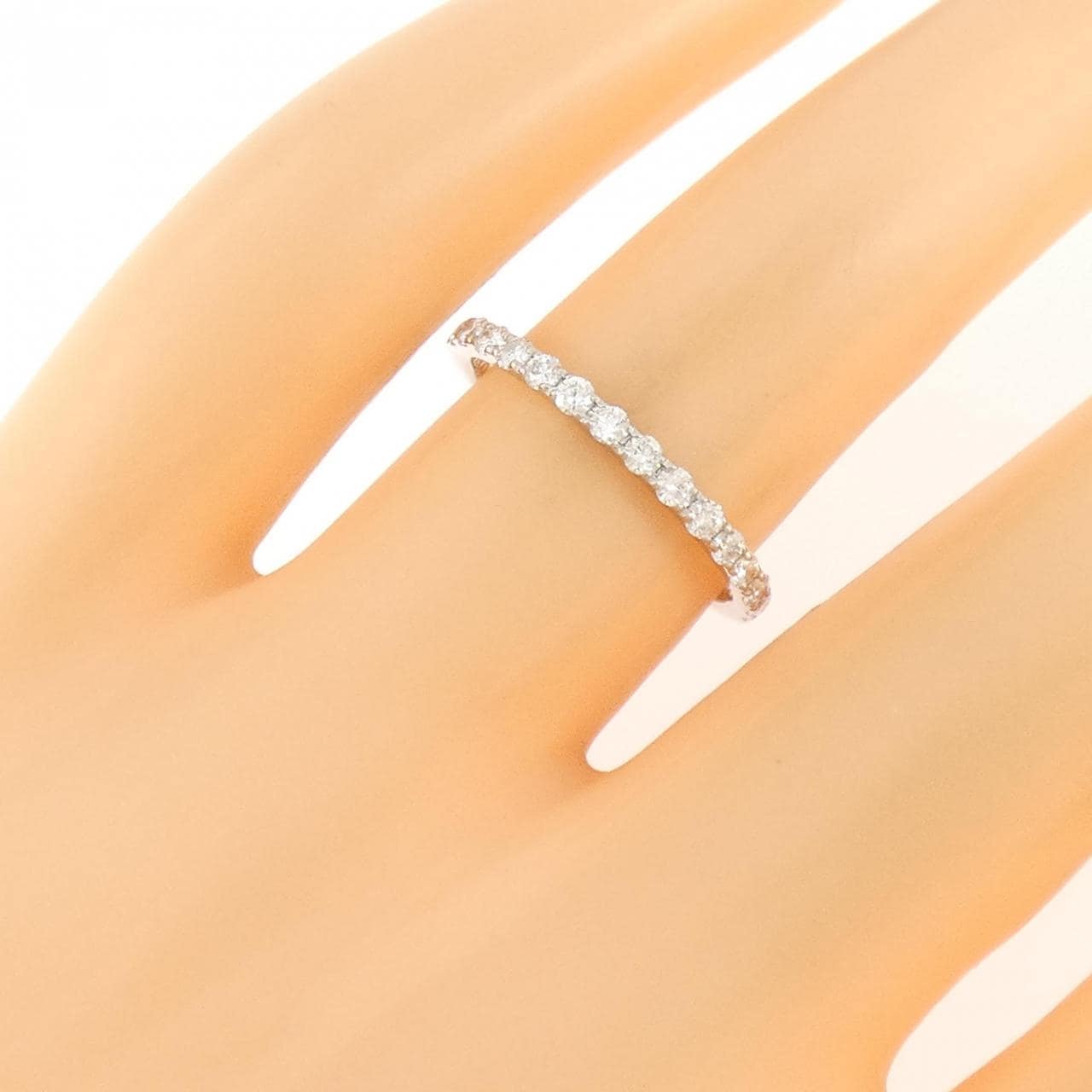 PT900 ハーフエタニティ ダイヤモンド リング 0.30CT