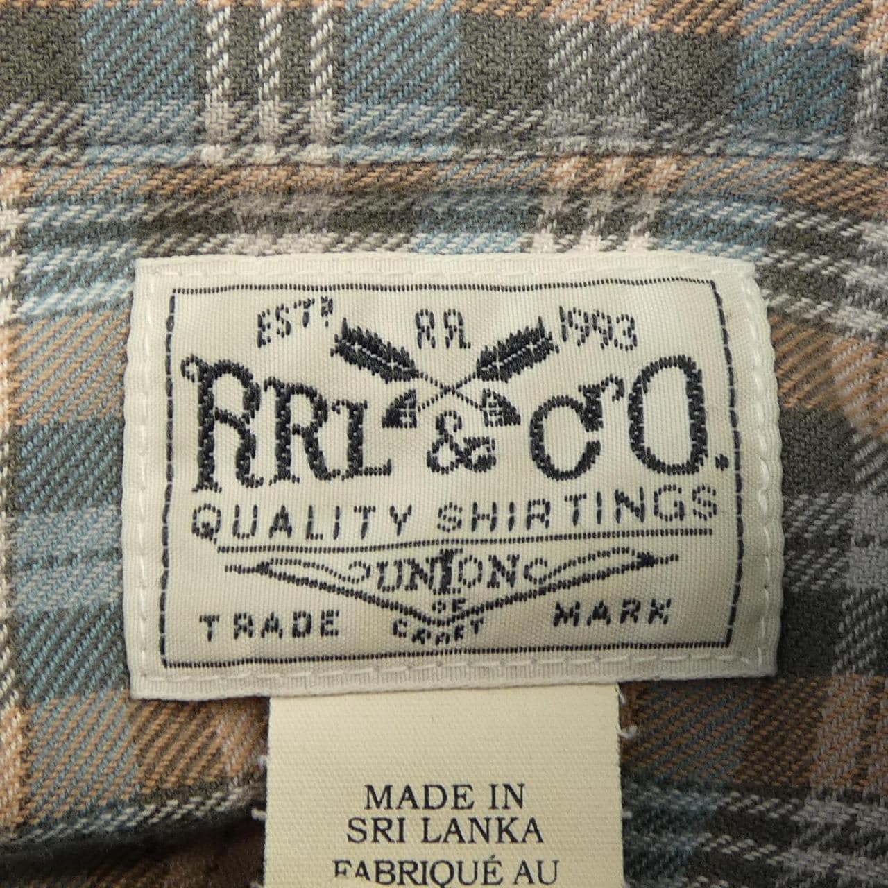 ダブルアールエル RRL シャツ