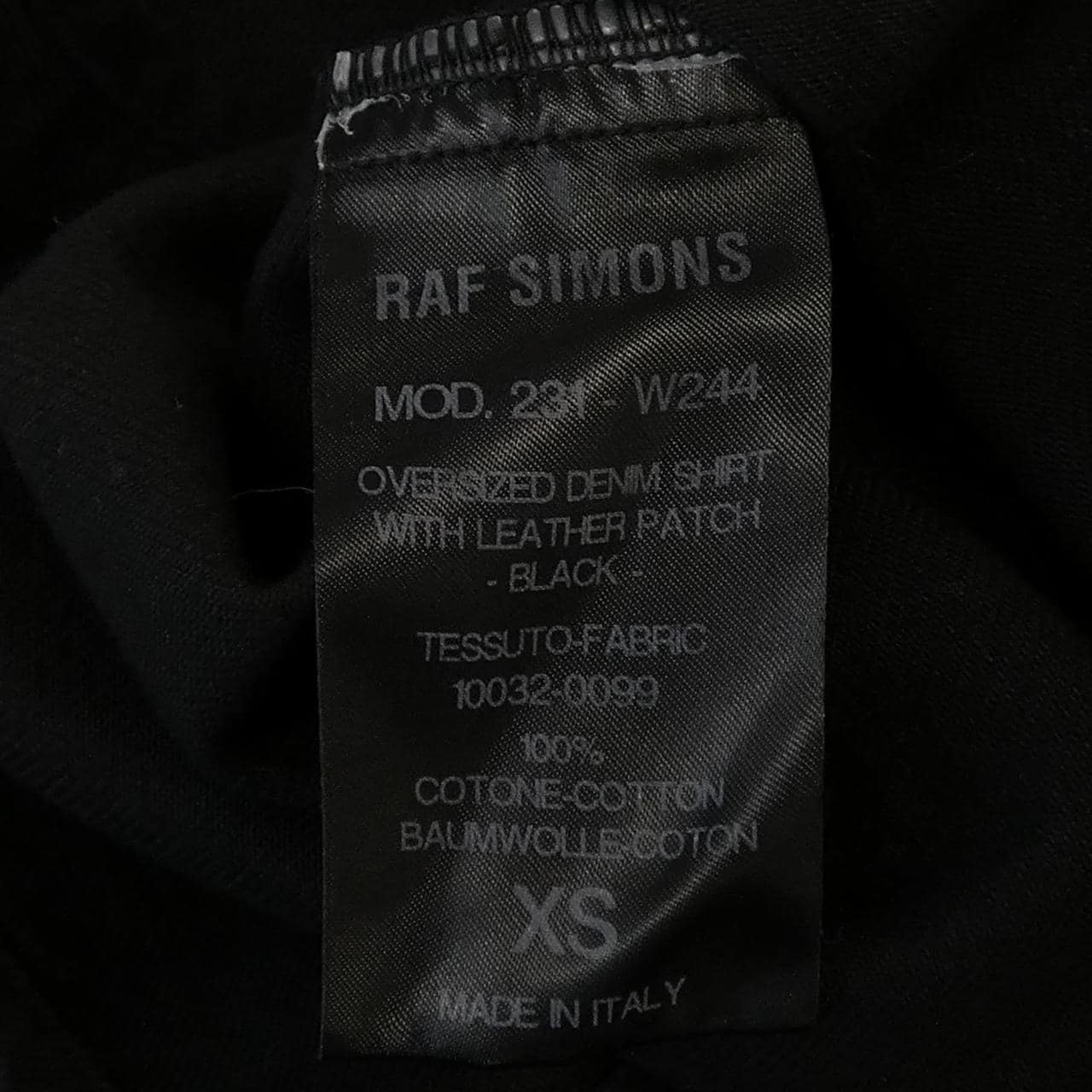ラフシモンズ RAF SIMONS 231-W244 シャツ