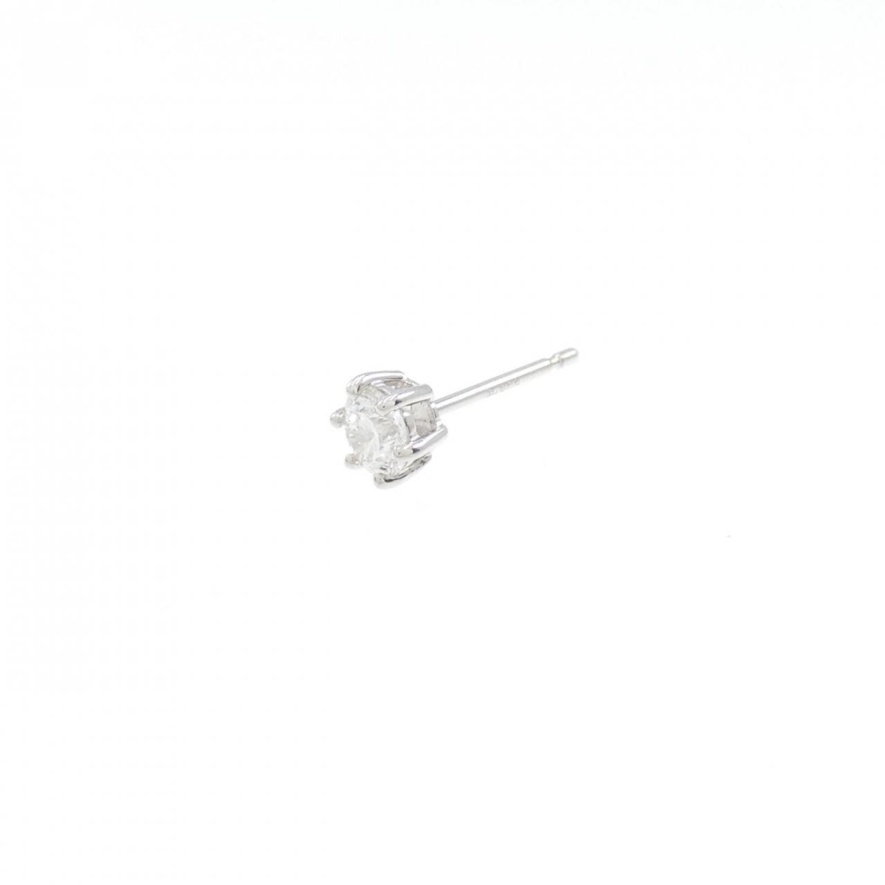 PT Solitaire Diamond Earrings 0.21CT Single Ear