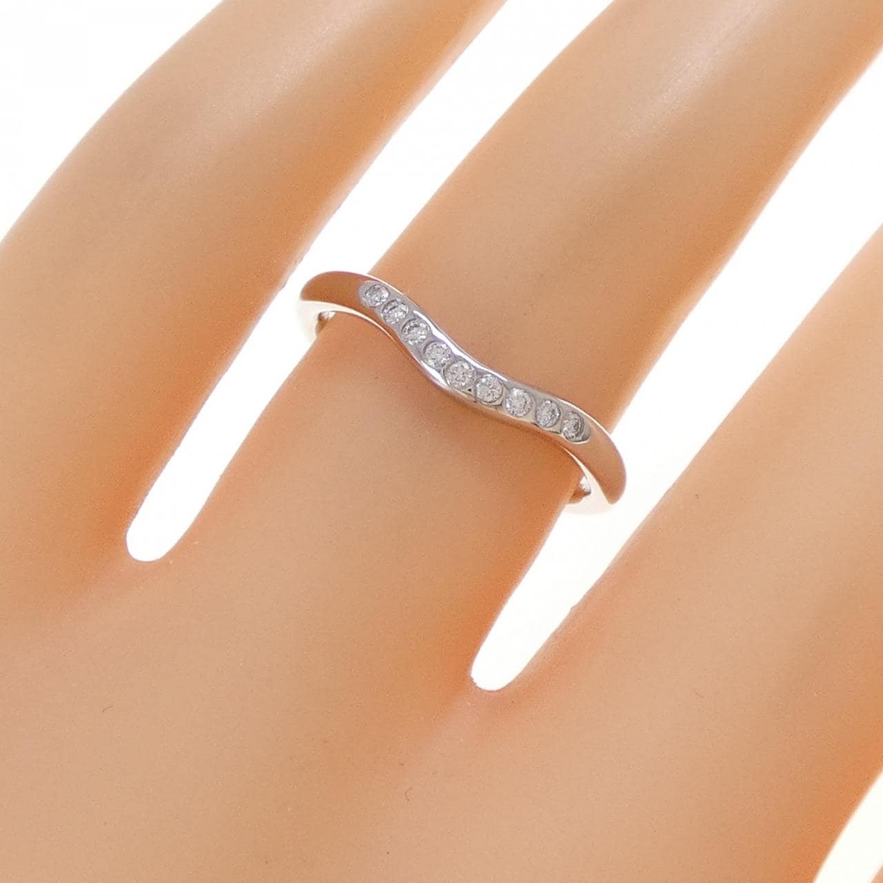 ティファニー カーブド 9P リング