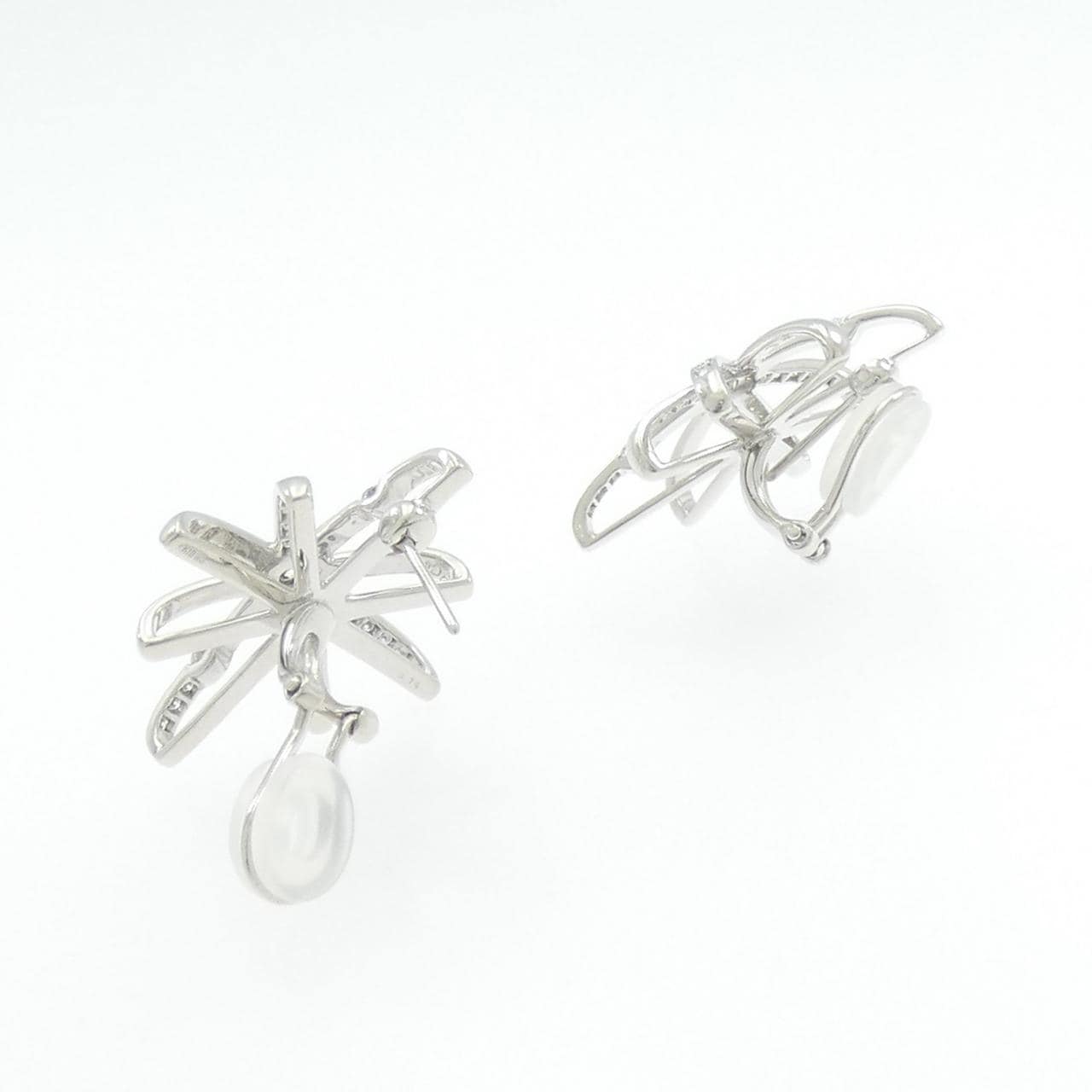 K18WG ダイヤモンド ピアス/イヤリング 0.28CT